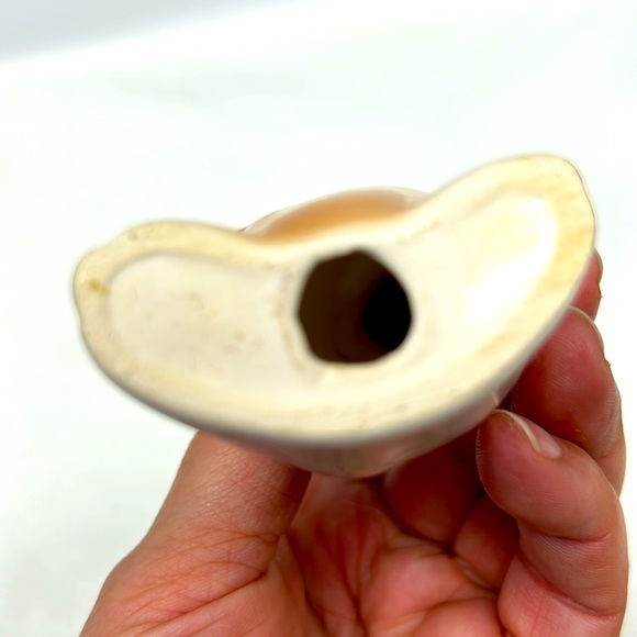 - Vintage GANZ iridescent  6” ceramic bunny holding a carrot - Picture 8 of 8